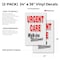 Signmission Urgent Care Walk-ins Welcome, Vinyl Decals Only 24 Inch x 36 Inch, Vinyl Decal, 2PK DSB-2436-2PACK-UrgentCareWalk-insWelcome - alternate 2