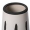 Uniquewise Set of 7in & 9.5in High Ceramic Modern Painted Brushstrokes Tapered Flower Table Vase, Black/White QI004060.2 - alternate 6
