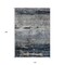 Homeroots 10' X 14' Navy Blue Gray And Black Abstract Washable Indoor Outdoor Area Rug 605966 - alternate 8