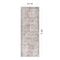 World Rug Gallery Vintage Distressed Machine Washable Non Slip Runner Rug 2 ft 6 in x 10 ft Olive 6028OLIVE2X10 - alternate 10