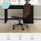 Martha Stewart Lulu Upholstered Office Chair in Saddle Brown/Oil Rubbed Bronze CH-240229-1-BR-BK-MS - alternate 10