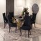 Leisuremod Novara Collection Modern Wooden Dining Chair in Black Velvet NC20BLF - alternate 10