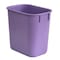 Acrimet Wastebasket, Deskside Bin, 3.25 Gallon/13 Quart/ 12 Liter (Plastic) (Purple Color), 4PK 576.6 - alternate 7