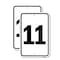 Signmission Sign with Number '11, 18'' X 24'' 2 Signs, Heavy Gauge Aluminum, 2PK A-1824-2PACK-22911 - alternate 1
