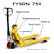5Seconds Brand Tyson 750 Pallet Jack Scale 5000 lb Capacity 27x48 with Built-in Digital Scale 1lb Readability 555010 - alternate 8