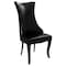 Leisuremod Novara Collection Modern Wooden Dining Chair in Black NC20BL - alternate 1