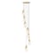Z-Lite Aimie 7-Light Chandelier, 18 in W x 16 in H, Modern Gold 828P7-7R-MGLD - alternate 1