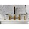 Kingston Brass Bridge Kitchen Faucet with Brass Sprayer, Polished Brass KS8262DKLBS - alternate 5