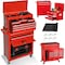 Wrightmaster 8-Drawer Rolling Tool Chest Combo with Wheels&Handle, 6 Hanging Hooks, Double Locking System ZoroT248D334R - alternate 1