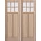 Doornmore CRF-P2G6, 74.5" x 98" ( 2x36" Door) Left Hand, Mahogany SDL 6 Lite Exterior Door CRF-P2G6-SW-3696_2_LI - alternate 1