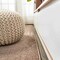 Jonathan Y Haze Solid Low-Pile Brown 4 ft Round Area Rug SEU100J-4R - alternate 7