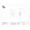 Zoro Select Tab Weld Nut, 1/2"-13, Steel, 3/4 in Wd, 1-1/4 in Lg, 3/32 in Ht, 50 PK 1LAK3 - alternate 2