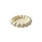 Homeroots 5in Light Yellow Resin Handmade Round Trinket Tray 724181 - alternate 1
