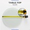 Fab Glass And Mirror 16in Round 3/8in Thick Flat Polish Tempered Glass Table Top, 16in, Clear, Wall Mirror 16RT10THFLTE - alternate 7