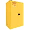 Securall Flammable Drum Storage Cabinet, 75 Gallon, 1 Shelves, 43 in W x 67 in H x 31 in D, Yellow V375 - alternate 1