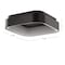 Jonathan Y Rafael 17.7" Integrated LED Metal Flush Mount Ceiling Light, Black JYL7207B - alternate 9