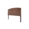 Homeroots Brown Natural and Rustic Woven Banana Leaf Curved King Size Headboard 474689 - alternate 4