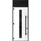Vdomdoors Front Exterior Prehung Steel Door Ronex1055 Teak 96 Transom Window Sidelite Entry Metal Modern RONEX1055EXD-OAK-W36xH96+16-RH-I - alternate 1