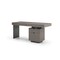 Homeroots 71" Gray Wood and Stainless Steel Computer Desk With Five Drawers 722400 - alternate 8