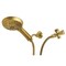 Kingston Brass Multi-Function Hand Shower Kit, Brushed Brass KX1547BD - alternate 1