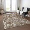 Homeroots 3' X 5' Brown Beige And Gray Abstract Washable Indoor Outdoor Area Rug 600276 - alternate 7