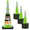 Xpose Safety Traffic Safety Cone, 36 in, Premium PVC, Dual 6 in & 4 in Reflective Collar, Lime Green, 24 pk LTC36-64-24-X - alternate 1