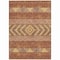 Homeroots 8' X 10' Orange Wheat And Taupe Southwestern Washable Indoor Outdoor Area Rug 613942 - alternate 5