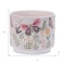 Homeroots Set of Three Green Pink And White Ceramic 1 Ounce Geometric Round Pot Planters 634280 - alternate 1