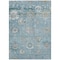 Homeroots 5' X 8' Teal Blue And Aqua Floral Washable Indoor Outdoor Area Rug 609517 - alternate 9