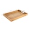 Happimess Soren 17 In. W Handcrafted Large Acacia Wood Rectangular Breakfast Tray with Handles, Natural TRY5000A - alternate 7