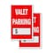 Signmission Valet Parking With Price, A-Frame & 2 Decals Installed, Heavy-Duty Plastic Frame SBHD-D-2436-Valet Parking With Price - alternate 5