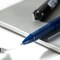 Deli UPAL Gel Pen 1.0mm, Blue Ink, Capped, Metal Clip, 12PK EG61-BL - alternate 4