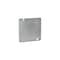 Raco Electrical Box Cover, 4-11/16 in L, 4-11/16 in W, Square, Galvanized Steel, Gray 833 - alternate 4