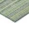 Homeroots 5' X 8' Artichoke Green And Olive Green Striped Washable Indoor Outdoor Area Rug 577788 - alternate 7