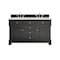 James Martin Vanities Brookfield 60'' D Vanity, Black Onyx w/ Ethereal Noctis Silestone Top w/FreePower Wireless Charger 547-V60D-BKO-FENC - alternate 1