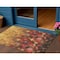 Homeroots 3' X 5' Gold Red And Brown Floral Washable Indoor Outdoor Area Rug 597056 - alternate 1
