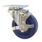 Service Caster 4 Inch SS Solid Polyurethane Swivel Top Plate Caster with Brake SCC-SS20S414-SPUS-TLB - alternate 1