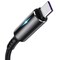 Sanoxy Super Speed USB 3.0 (Type-C to USB) Data & Sync Charger Charging Cable Braided Black  (6 ft) SNX-LDR-U2119-1102 - alternate 5