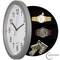 Clockswise 10-in Wall Mounted Clock with Hidden Storage Door Stylish Safe for Valuables Featuring Secret QI004150.SI - alternate 8