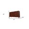 Homeroots 63" Brown Solid Wood Seven Drawer Double Dresser 524154 - alternate 7