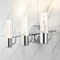 Jonathan Y Bolha 18 in. 3-Light Minimalist Modern Bubble Acrylic/Iron Integrated LED Vanity Light, Chrome JYL7224A - alternate 14