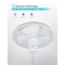 Black & Decker 16-Inch Pedestal Fan, Standing Fan with 3 Speed Settings, White BFP16MXW - alternate 7