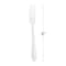 Smarty Had A Party White Baroque Disposable Plastic Dinner Forks, 480PK 8310-WH-CASE - alternate 6