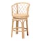 Bali & Pari Ayu Bohemian Light Honey Rattan Swivel Counter Stool 252-14026-ZORO - alternate 1