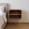 Homeroots 14" Brown Solid Wood One Drawer Floating Nightstand 712842 - alternate 10
