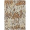 Homeroots 3' X 5' Copper Gold And Ivory Striped Washable Indoor Outdoor Area Rug 596662 - alternate 1