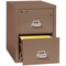 Fireking 2 Drawer, 1 Hr Fire & Impact Rated, Vertical, 31" depth Letter Tan 2-1831-CTN - alternate 4