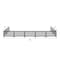 Factory 2U Commercial Patio Black Steel Bar Restaurant Fence Kit, 41ft L, 36in H, Flexible Layout, Powdercoat 805685 - alternate 3
