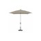 Treasure Garden 7.5 ft Square Patio Umbella, aluminum, fiberglass ribs, outdoor, Milano Char Stripe UM847SQ-SS 56079 Milano Char Stripe - alternate 1