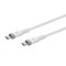 Monoprice USB-C to USB-C Silicone Charging Cable - USB 2.0, 240W PD, Ultra Flexible, 10ft, White, 2PK 48859 - alternate 3